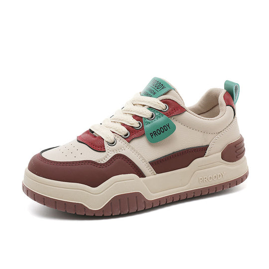 Damen Sportliche Chunky Sneakers mit modischem Design und dämpfender Laufsohle EB