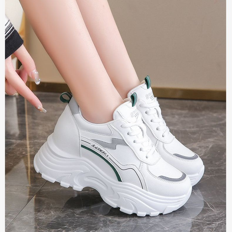 Damen Sportliche Chunky Sneakers mit atmungsaktive Obermaterialien EB