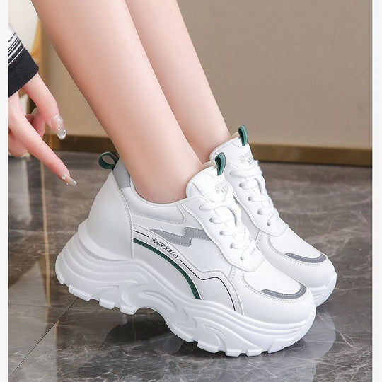 Damen Sportliche Chunky Sneakers mit atmungsaktive Obermaterialien EB