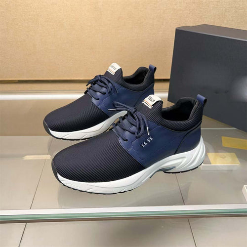 Damen Sportliche Sneakers mit atmungsaktiver Oberflächenstruktur und rutschfester Sohle EB