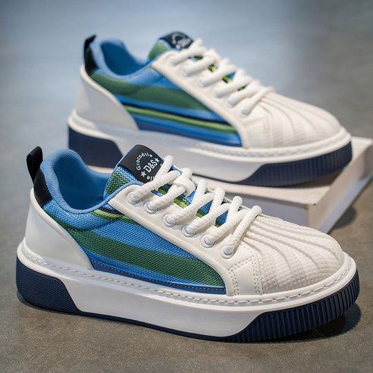 Damen Sportliche Sneakers mit stabiler Gummisohle und atmungsaktiver Mesh-Oberfläche Heidi Mode