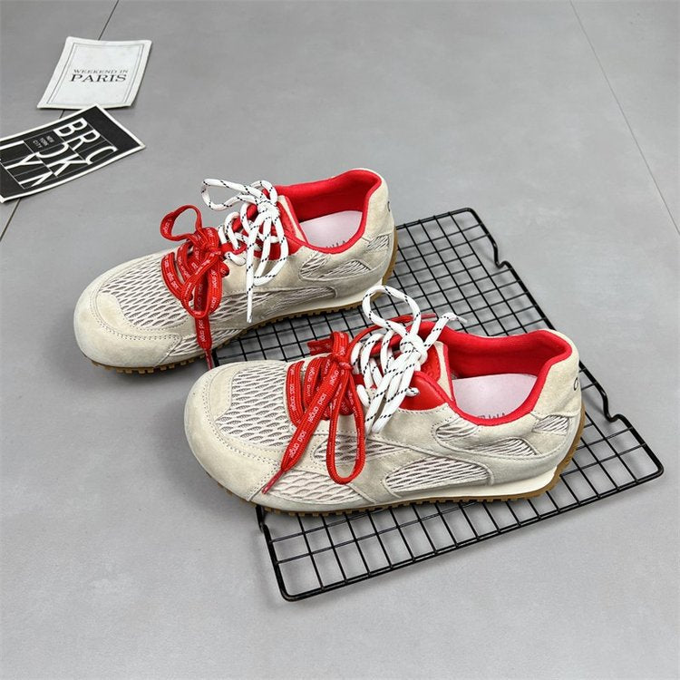 Damen sportliche Laufschuhe mit atmungsaktivem Mesh-Obermaterial und rutschfester Sohle EB