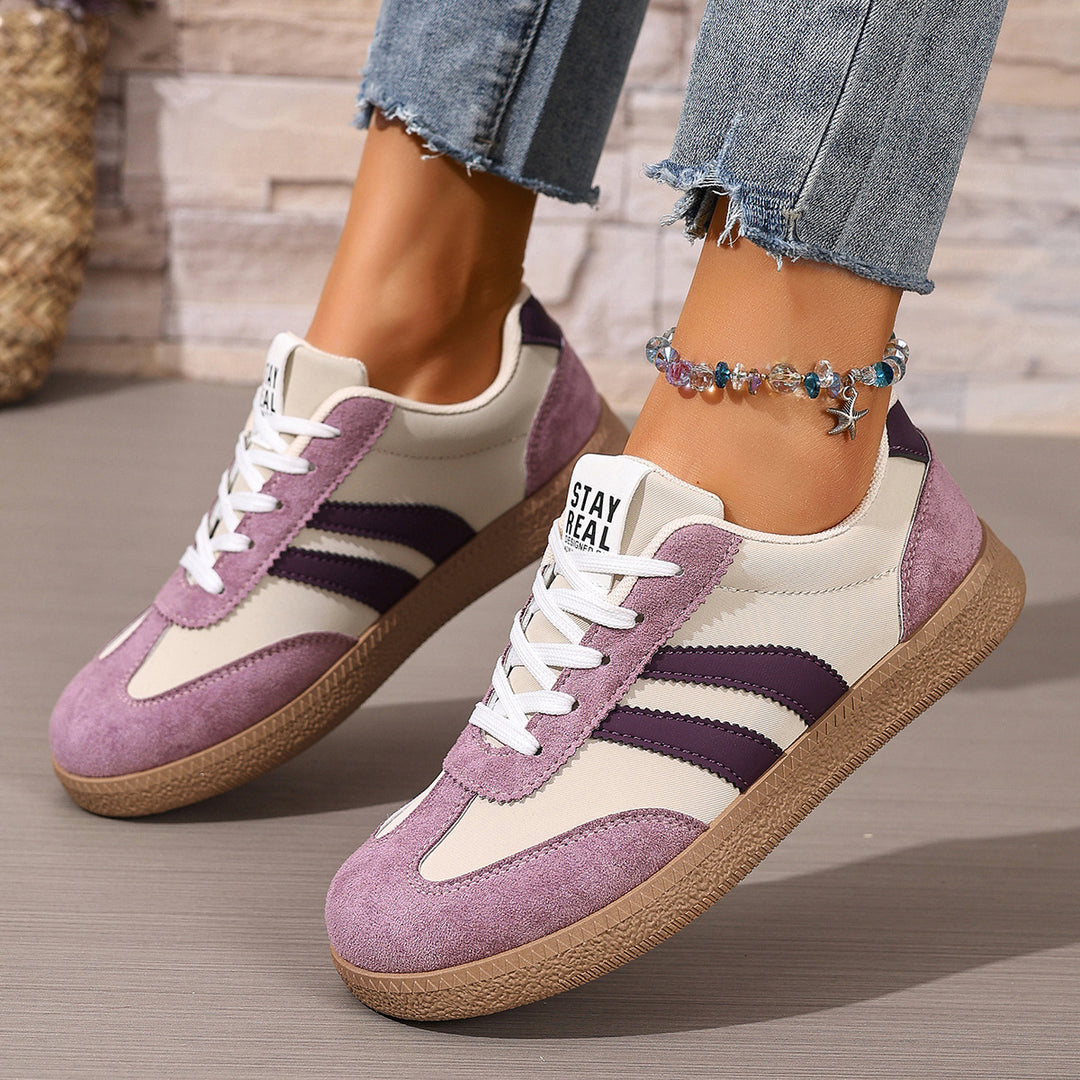 Damen Urbanes Lifestyle-Sneaker mit sportlichem Obermaterial und rutschfester Sohle EB