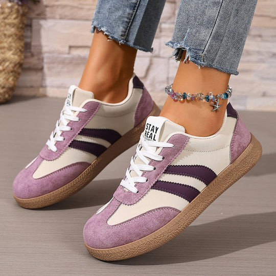 Damen Urbanes Lifestyle-Sneaker mit sportlichem Obermaterial und rutschfester Sohle EB