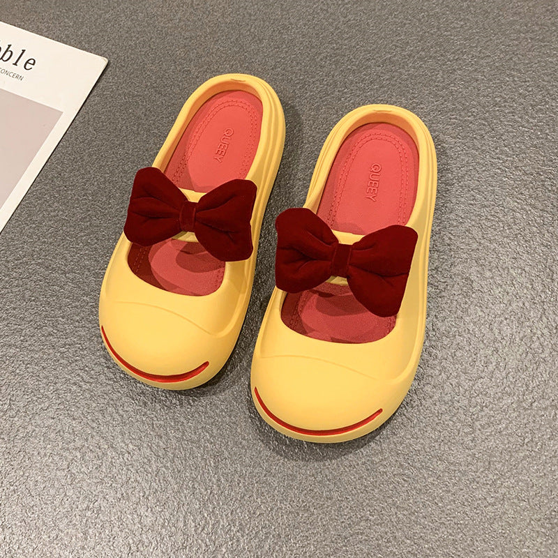 Damen Ballerinas mit elegantem Schleifen-Detail und rutschfester Sohle EB