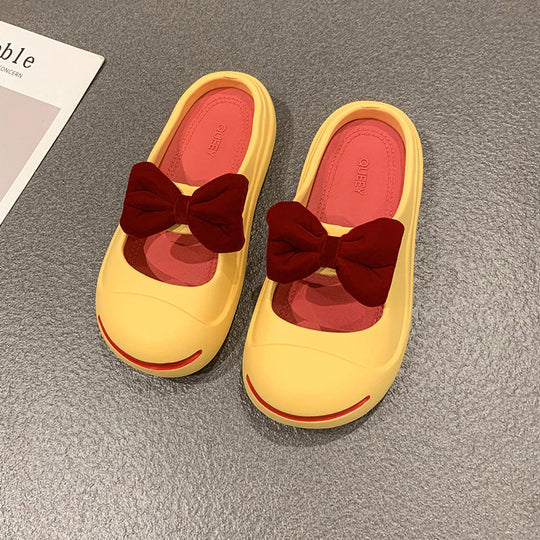 Damen Ballerinas mit elegantem Schleifen-Detail und rutschfester Sohle EB