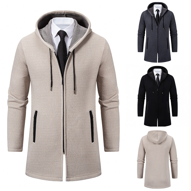 Herren modische Übergangsjacke mit hohem Kragen EB
