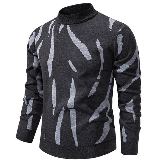 Herren modischer Pullover mit grafischem Muster EB
