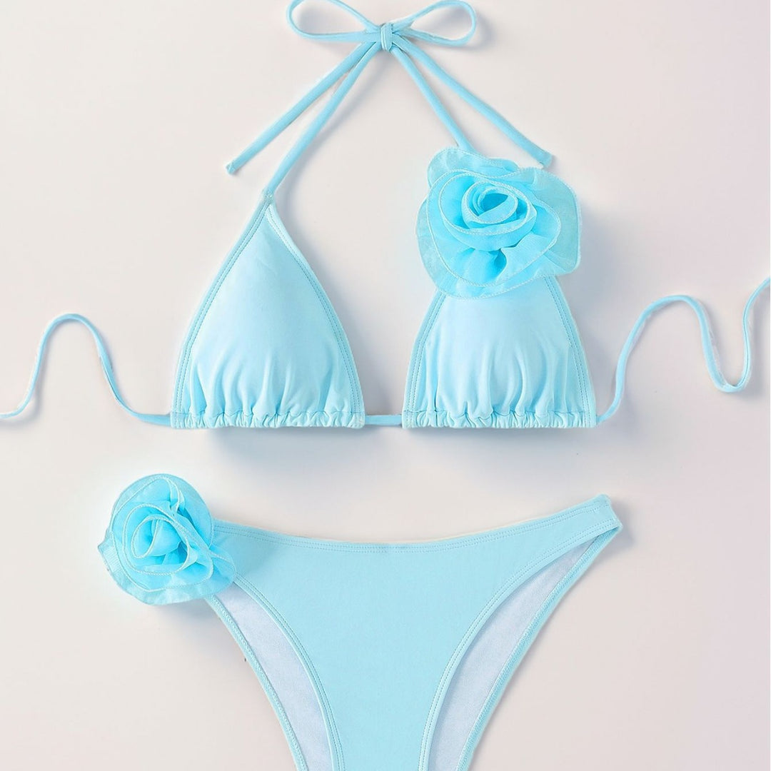 Damen Bikini mit floralem Design EB