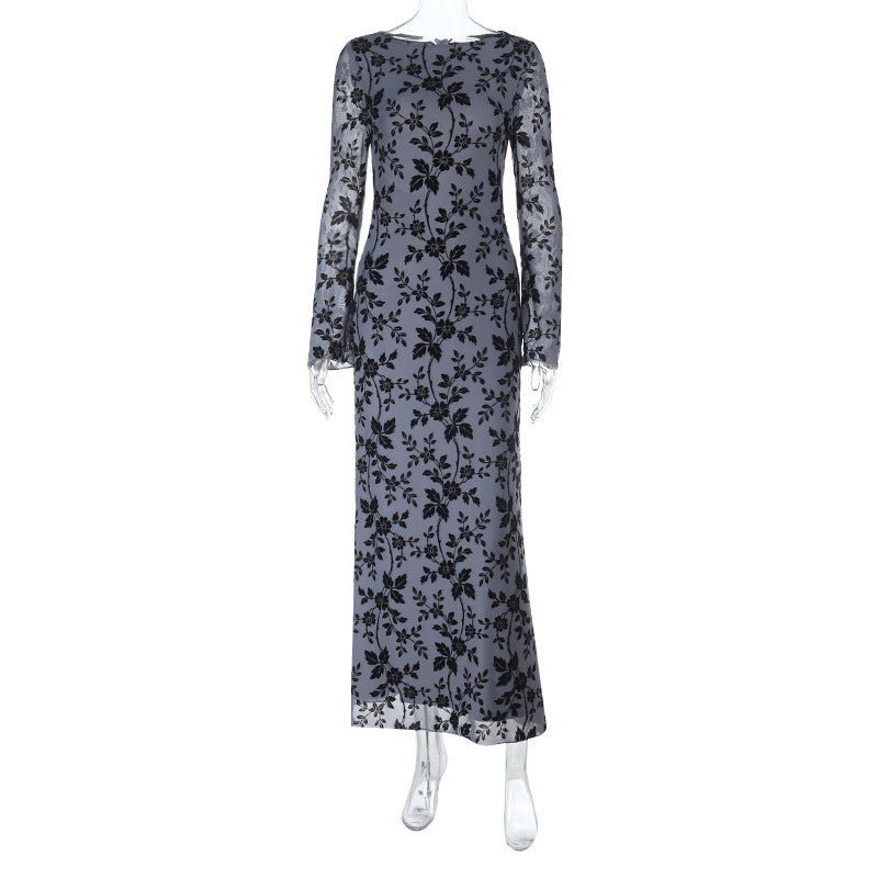Damen elegantes und figurbetontes Abendkleid EB