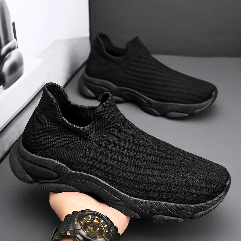 Damen Sportliche Slip-On Sneakers mit flexibler Sohle EB