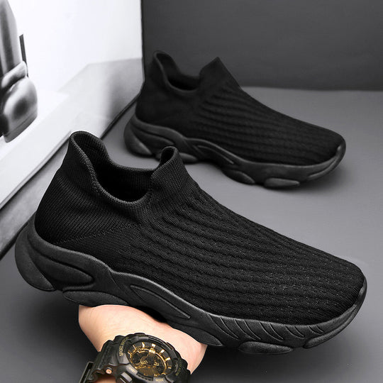 Damen Sportliche Slip-On Sneakers mit flexibler Sohle EB