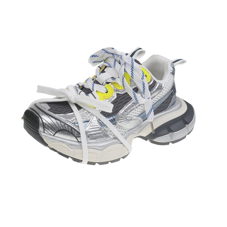 Damen sportliche Sneakers mit robustem Sohlenprofil und innovativem Design EB