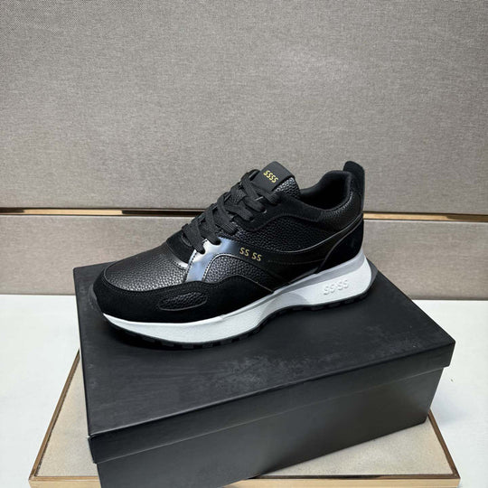 Damen Sportliche Freizeit Sneakers mit atmungsaktiver Mesh-Oberfläche und dämpfender Sohle EB