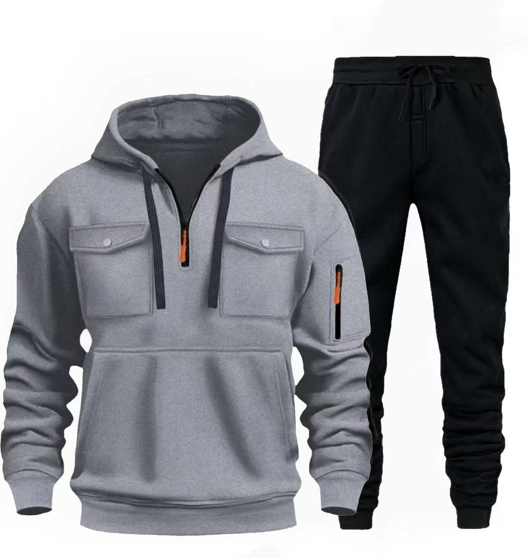 Herren lässige Freizeit-Kombination mit funktionalen Taschen EB