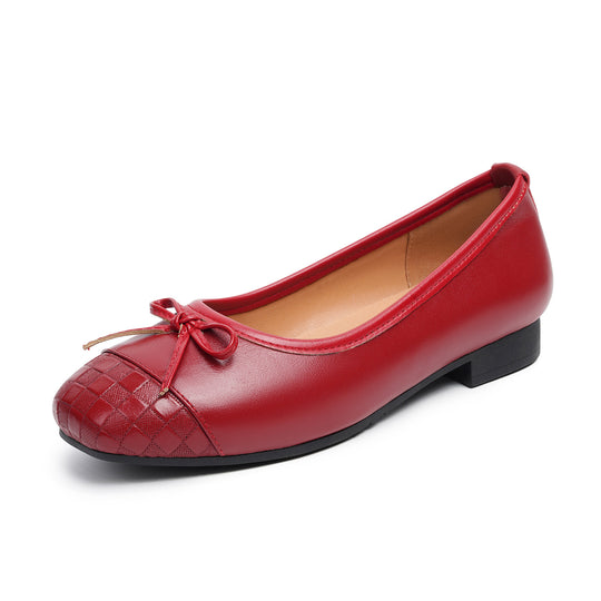 Damen Ballerinas mit modischem Rüschendetail und atmungsaktivem Innenfutter EB