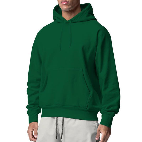 Herren nan Premium-Kapuzenpullover mit Kängurutasche, innen angerautem Fleece, verstärkter Nackennaht und geripptem Saum EB