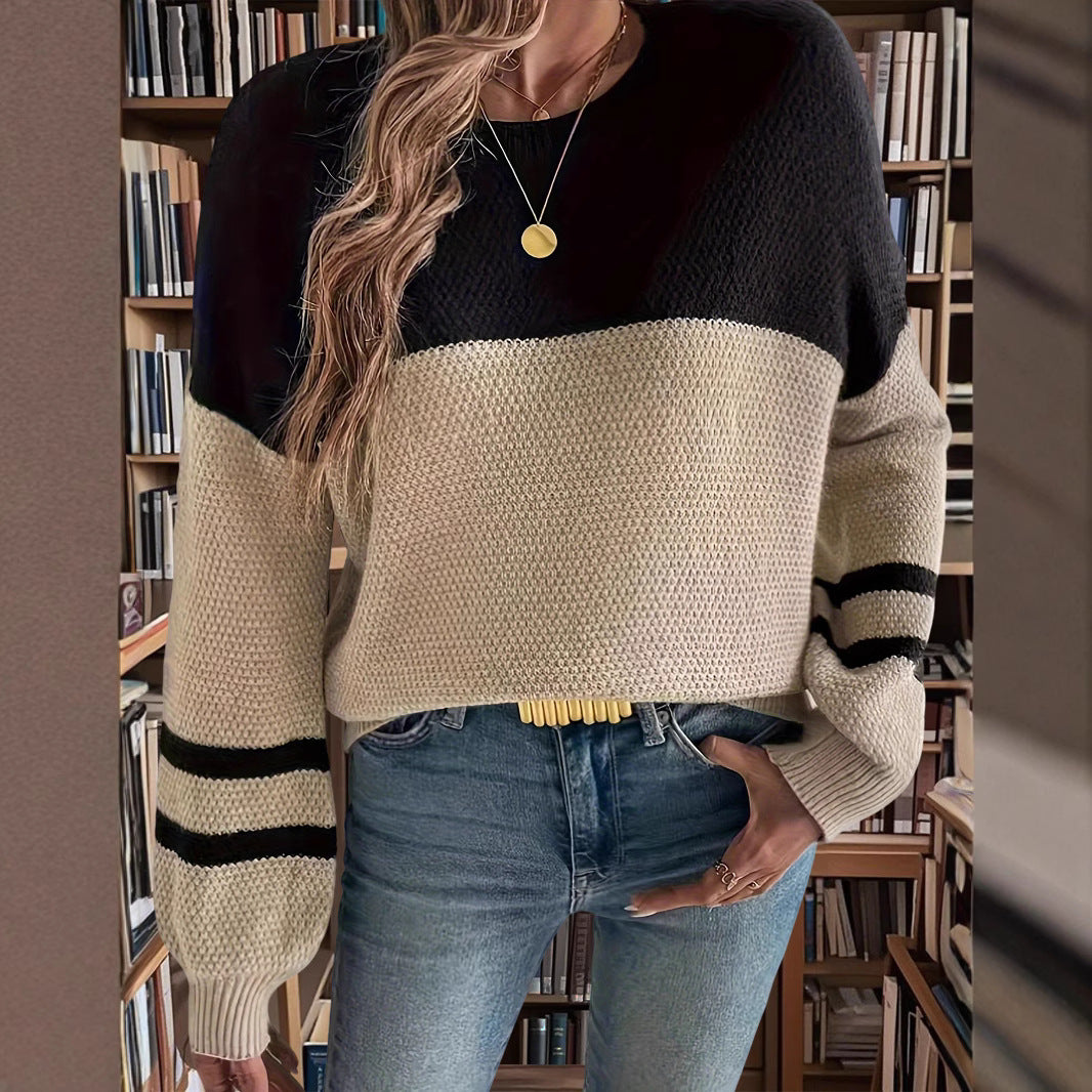 Damen hochwertiger, gestrickter Pullover EB