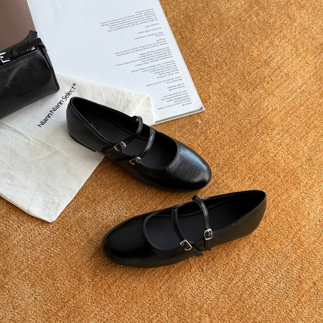 Damen Elegante Mary Jane Schuhe mit modischem Riemchen und komfortabler Innensohle EB