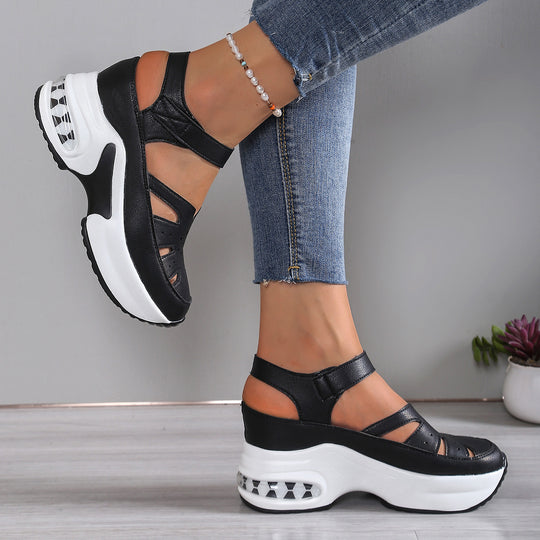Damen Plateau Sandalen EB