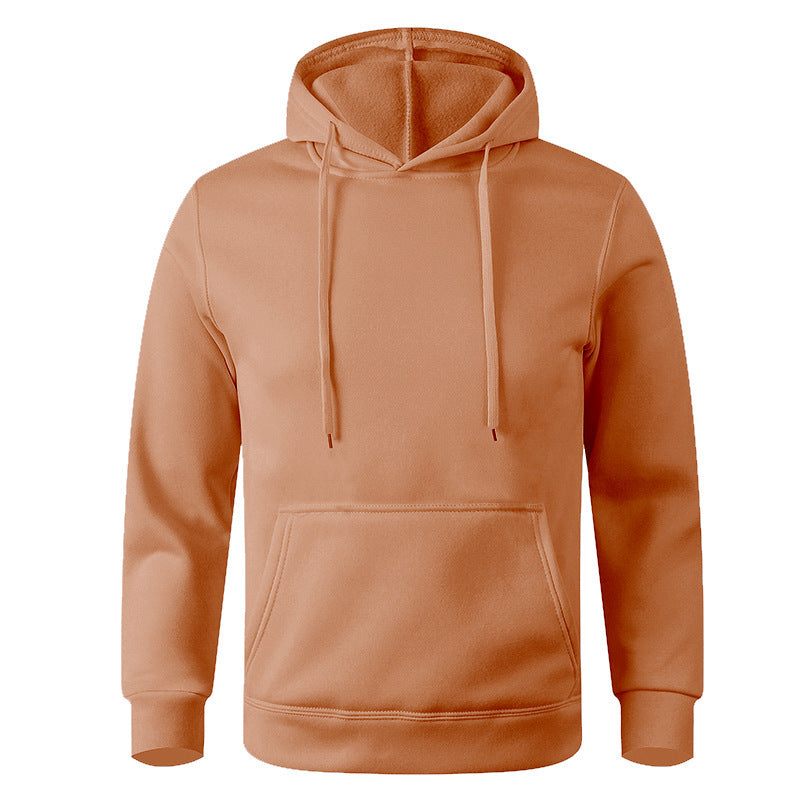 Unisex nan Heavyweight-Kapuzenpullover mit doppelt vernähter Kängurutasche, verstärkten Nähten und weichem Fleece-Innenfutter EB