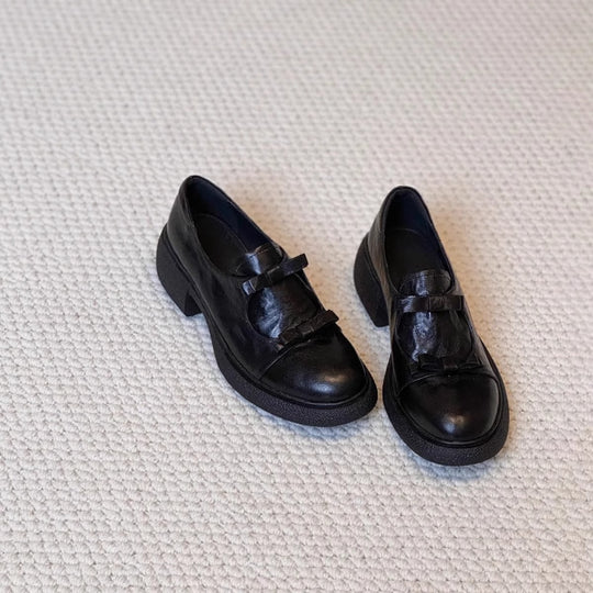 Damen Mary Jane Ballerinas mit stilvollem Riemen und komfortablem Absatz EB
