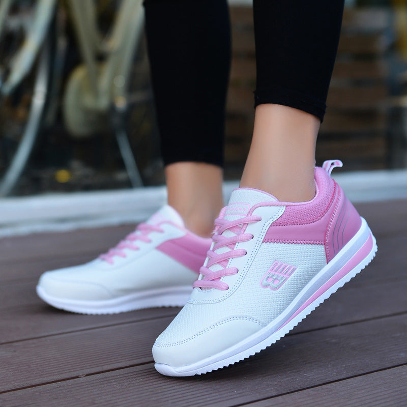 Damen Sportliche Lauf-Sneaker mit atmungsaktiver Mesh-Oberfläche EB