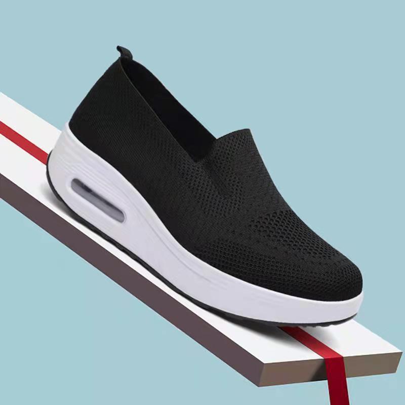 Damen Bequeme und luftige Slip-On Sneakers EB