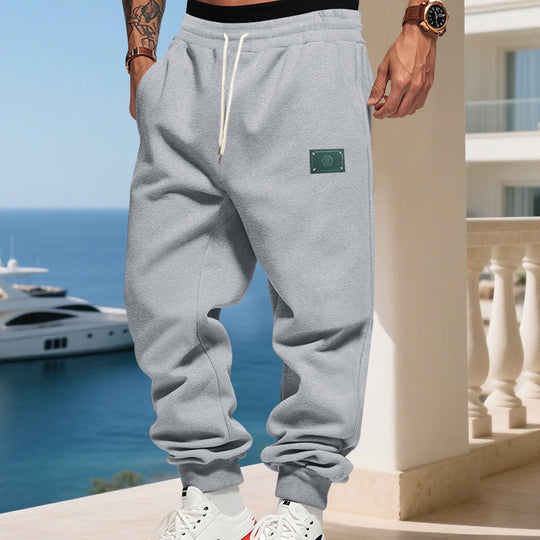 Herren bequeme Hoodie-Jogginghose mit elastischem Bund und praktischen Eingrifftaschen EB