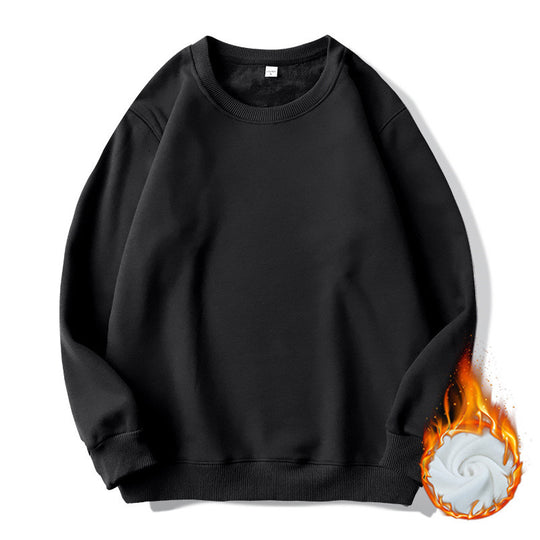 Unisex Thermo-Fleece Sweatshirt mit Rundhals und angerautem Innenfutter EB