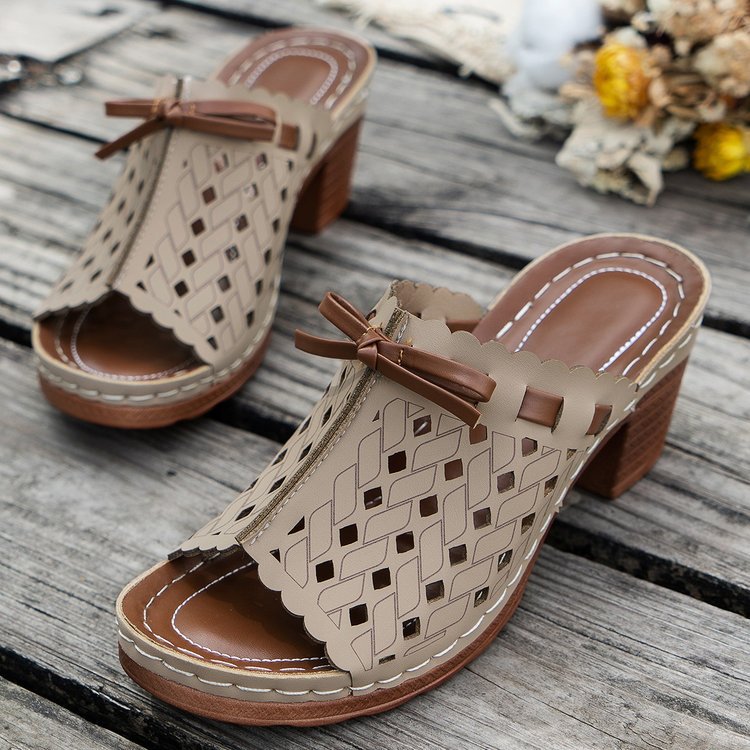 Damen Elegante Sonnenüberraschungs-Sandalen mit modischem Schnitt EB