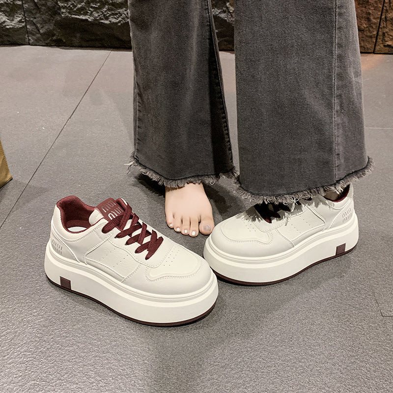 Damen Plateau-Sneaker mit ergonomischer Sohle und atmungsaktivem Obermaterial EB