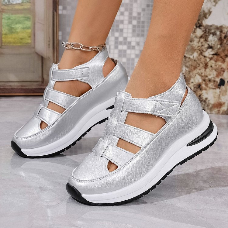 Damen sportliche Sneaker mit atmungsaktivem Obermaterial EB