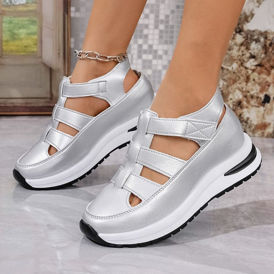 Damen sportliche Sneaker mit atmungsaktivem Obermaterial EB