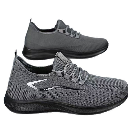 Damen atmungsaktive Sport-Sneaker mit elastischem Obermaterial und rutschfester Sohle EB
