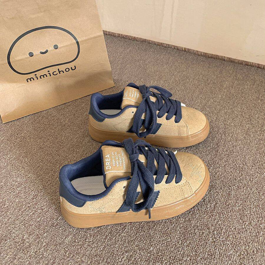 Damen modische Sneakers mit atmungsaktivem Obermaterial und stoßdämpfender Sohle EB