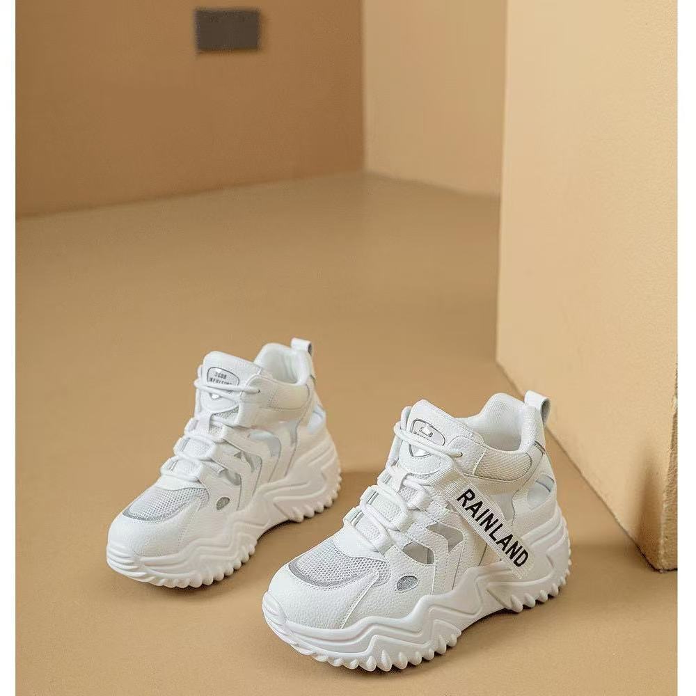 Damen Hochwertige Sportliche Sneaker mit verstärkter Sohle und atmungsaktivem Mesh EB