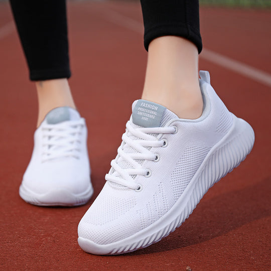 Damen Atmungsaktive Sneakers mit flexibler Sohle und dämpfendem Fußbett EB