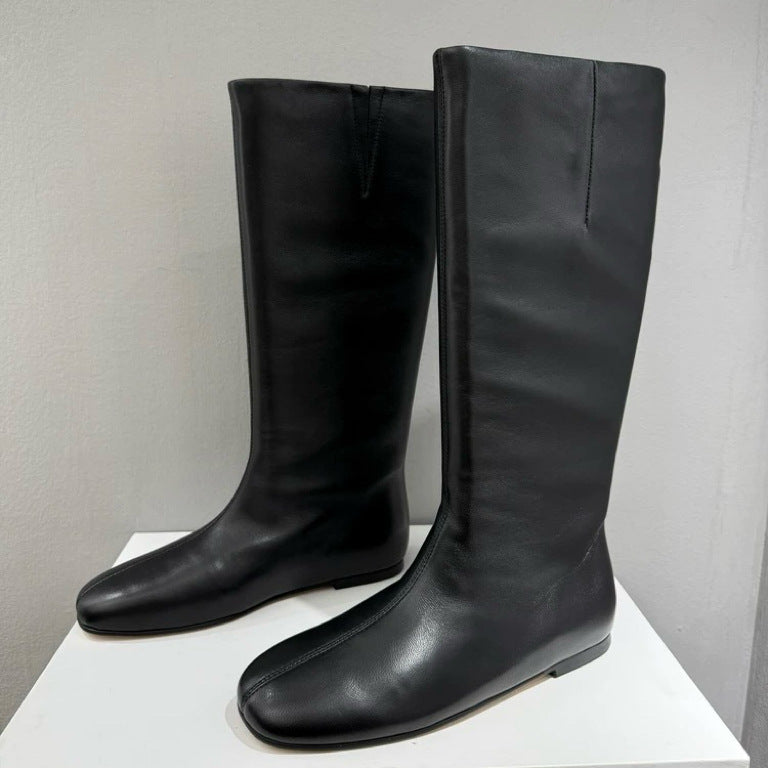 Damen Hochwertige Stiefel mit nachhaltigem Leder und elegantem Design EB