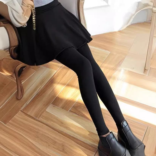 Damen Figurbetonte Leggings mit hohem Bund EB