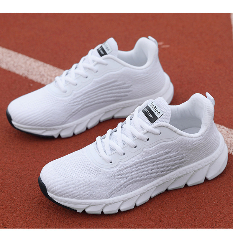 Damen nan atmungsaktive leichte Stricksneaker mit viskoelastischer Komfortsohle EB