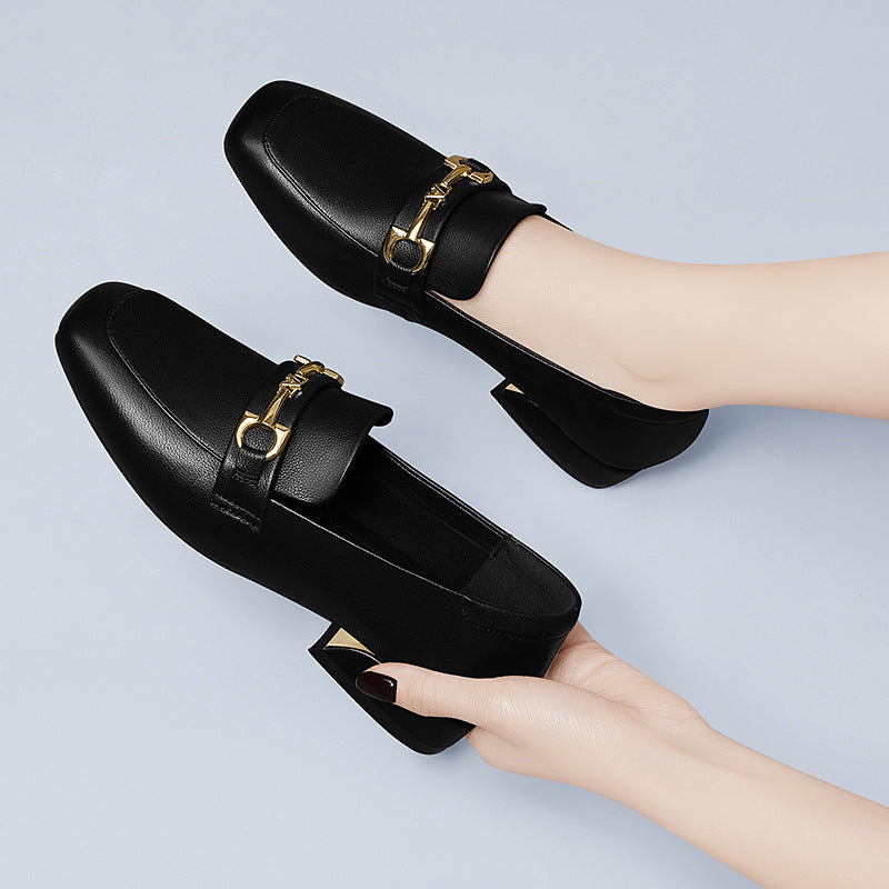 Damen Ballerinas mit modischem Schnallen-Detail EB