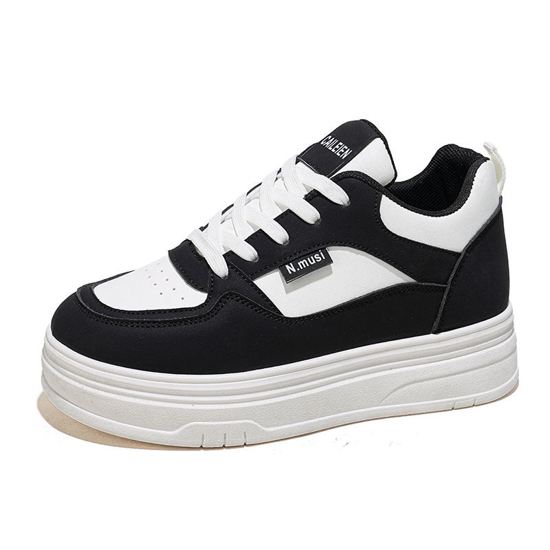 Damen Sportliche Chunky Sneakers mit dicker Laufsohle EB