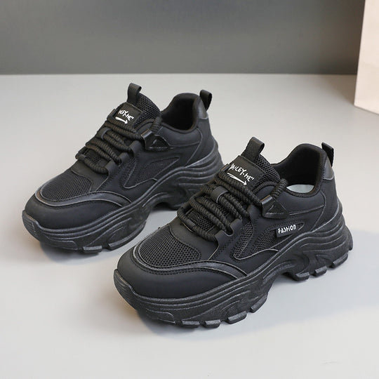 Damen Chunky Sneakers mit atmungsaktiver Mesh-Oberfläche und griffiger Laufsohle EB