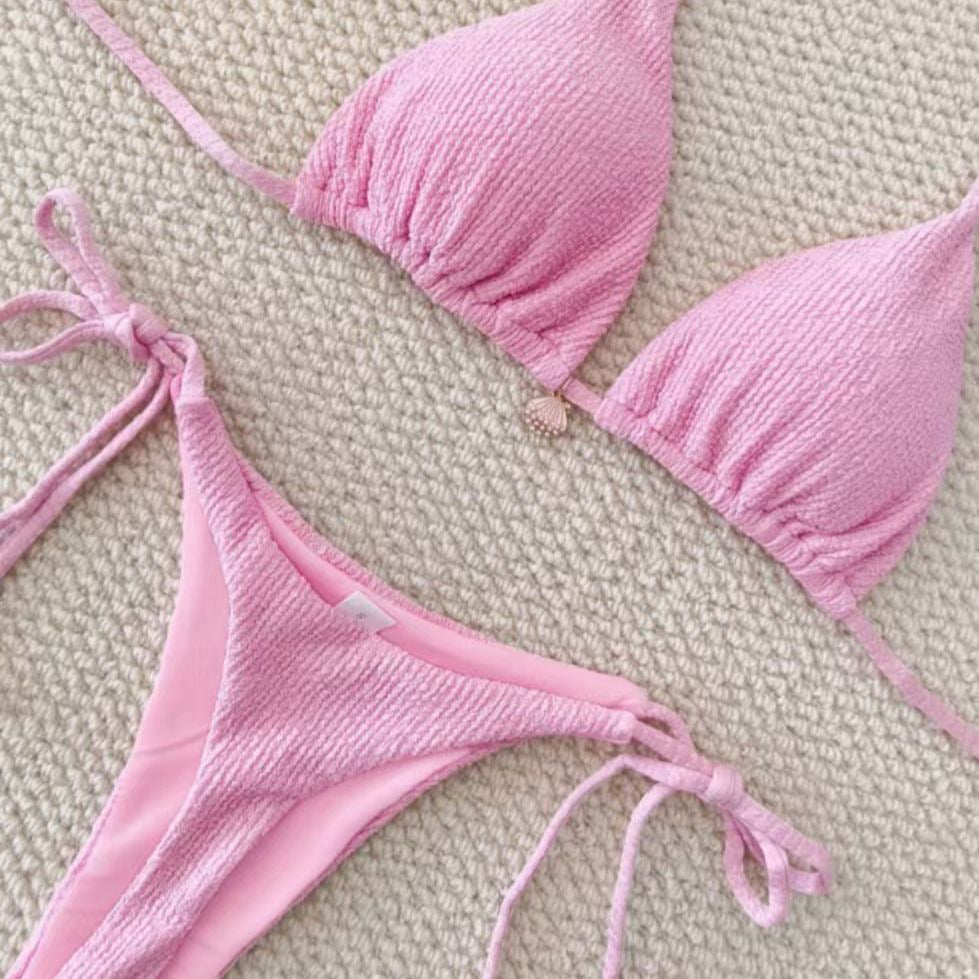 Damen Triangel-Bikini mit raffinierten Details EB