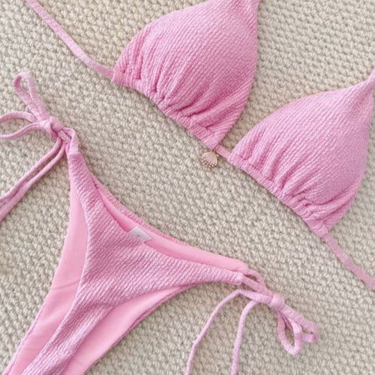 Damen Triangel-Bikini mit raffinierten Details EB