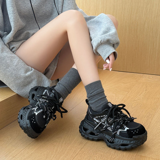 Damen Sneaker mit stoßdämpfender Sohle und atmungsaktivem Obermaterial EB