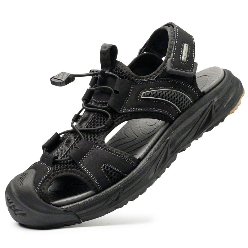 Herren Outdoor Trekking-Sandalen mit verstellbarem Schnellverschluss EB