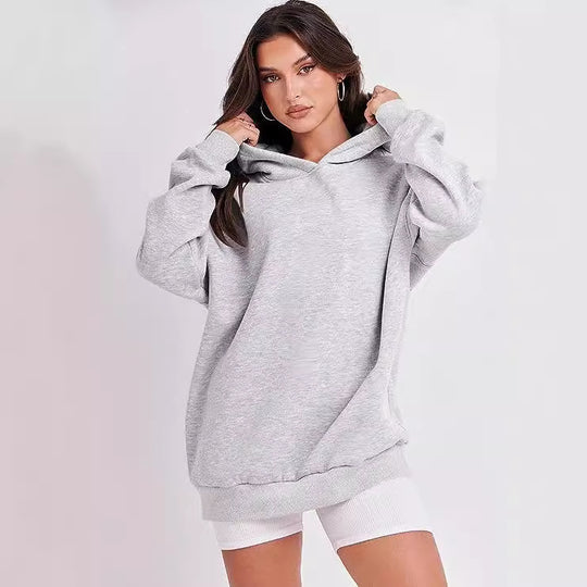Damen Bequemer Oversized Hoodie EB