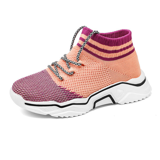 Damen Sportliche Sneakers mit atmungsaktivem Obermaterial und flexiblem Design EB